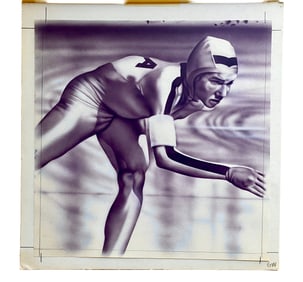 Olympic Speed Skater – 1984 Winter Olympics, Sarajevo