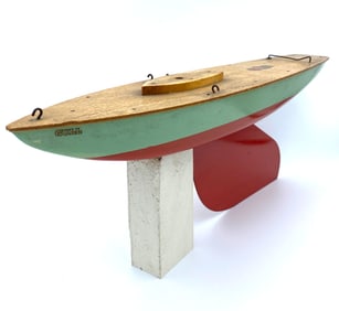 Vintage 1950s Gull Racing Yacht by Bowman of Norfolk, England, c 1950s