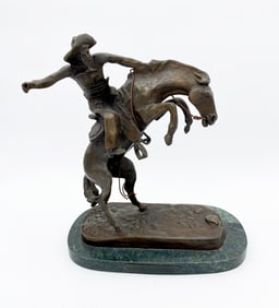 Bronco Buster Frederic Remington Bronze Sculpture