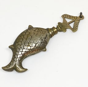 Engraved Fish Pendant