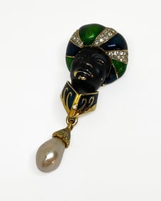 Butler & Wilson Blackamoor Pin