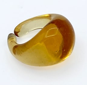 MCM Smoke Glass Art Ring