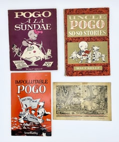 Walt Kelly Comic Books and Ephemera, Lot of 4