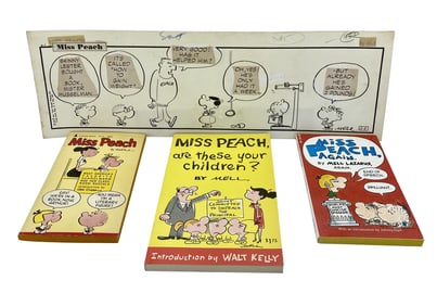 Miss Peach Original Comic Strip and Paperbacks