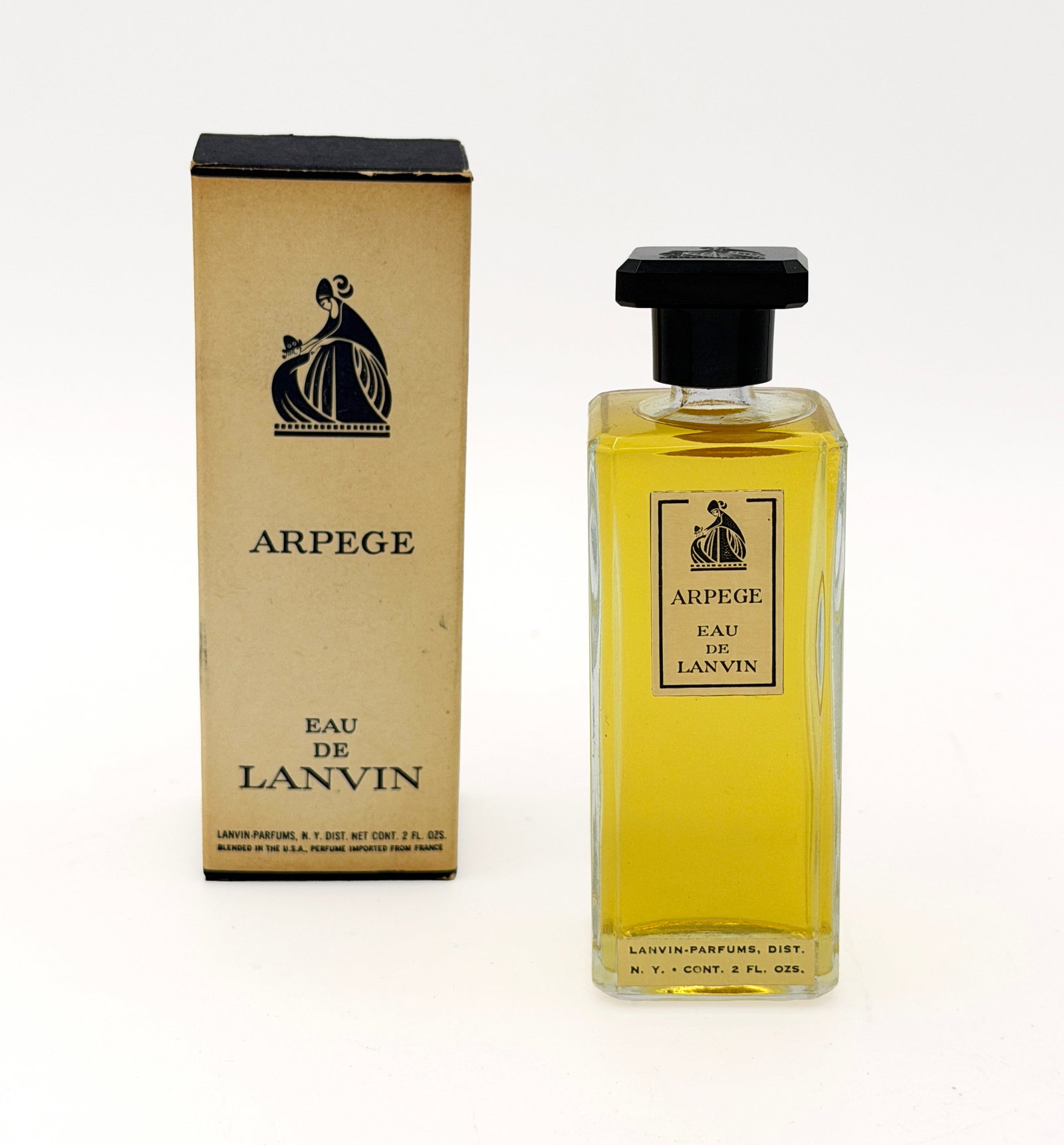 Vintage Arpege Eau de Lanvin Perfume 1950's 2oz (1 of 2)