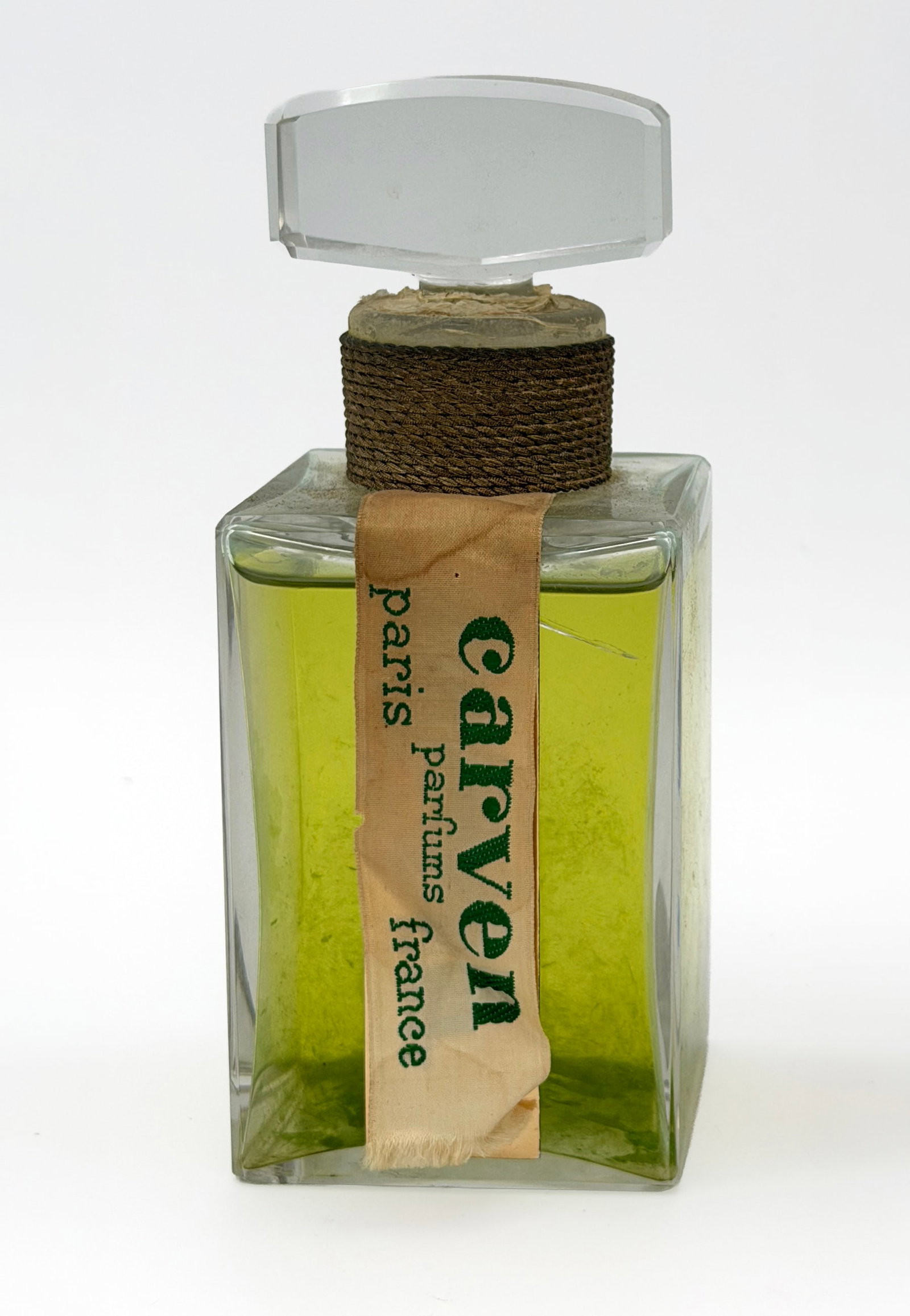 RARE Vintage Ma Griffe By Carven Perfume 8oz: RARE Vintage Ma Griffe By Carven Perfume 8oz Gorgeous (sealed) crystal bottle, Made in France, Vintage, very rare, large 8oz size unopened