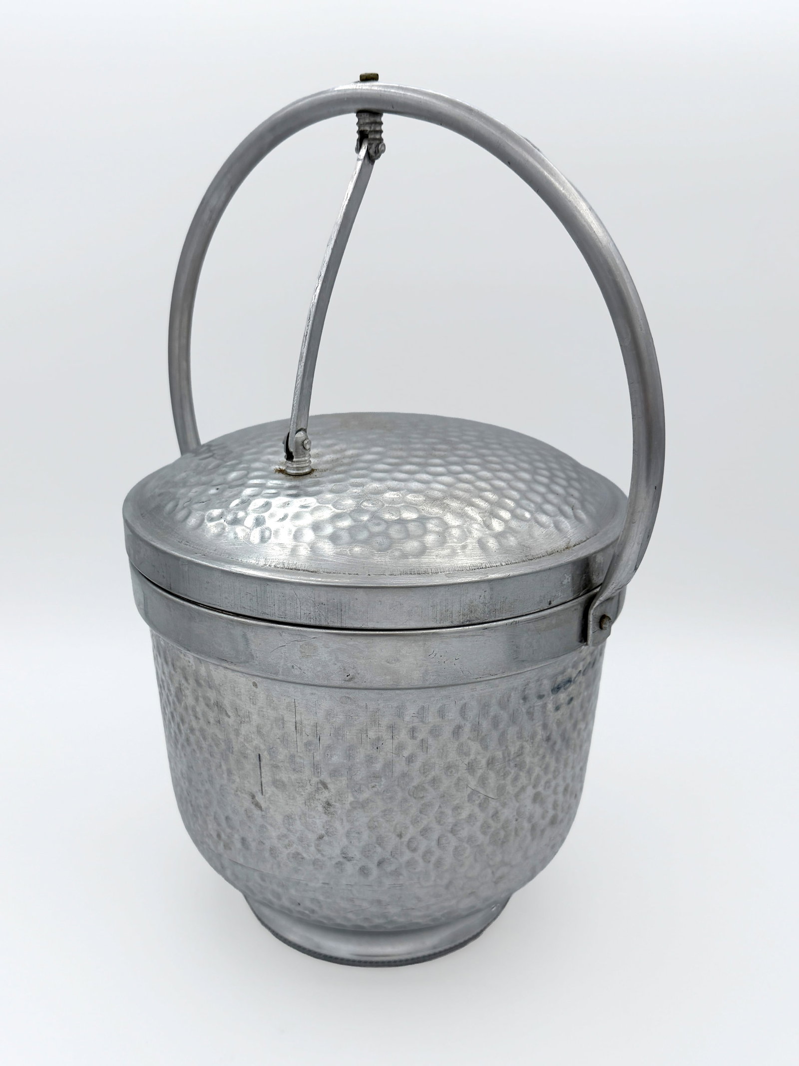 Italian Hammered Aluminum Mid-Century Ice Bucket (1 of 3)