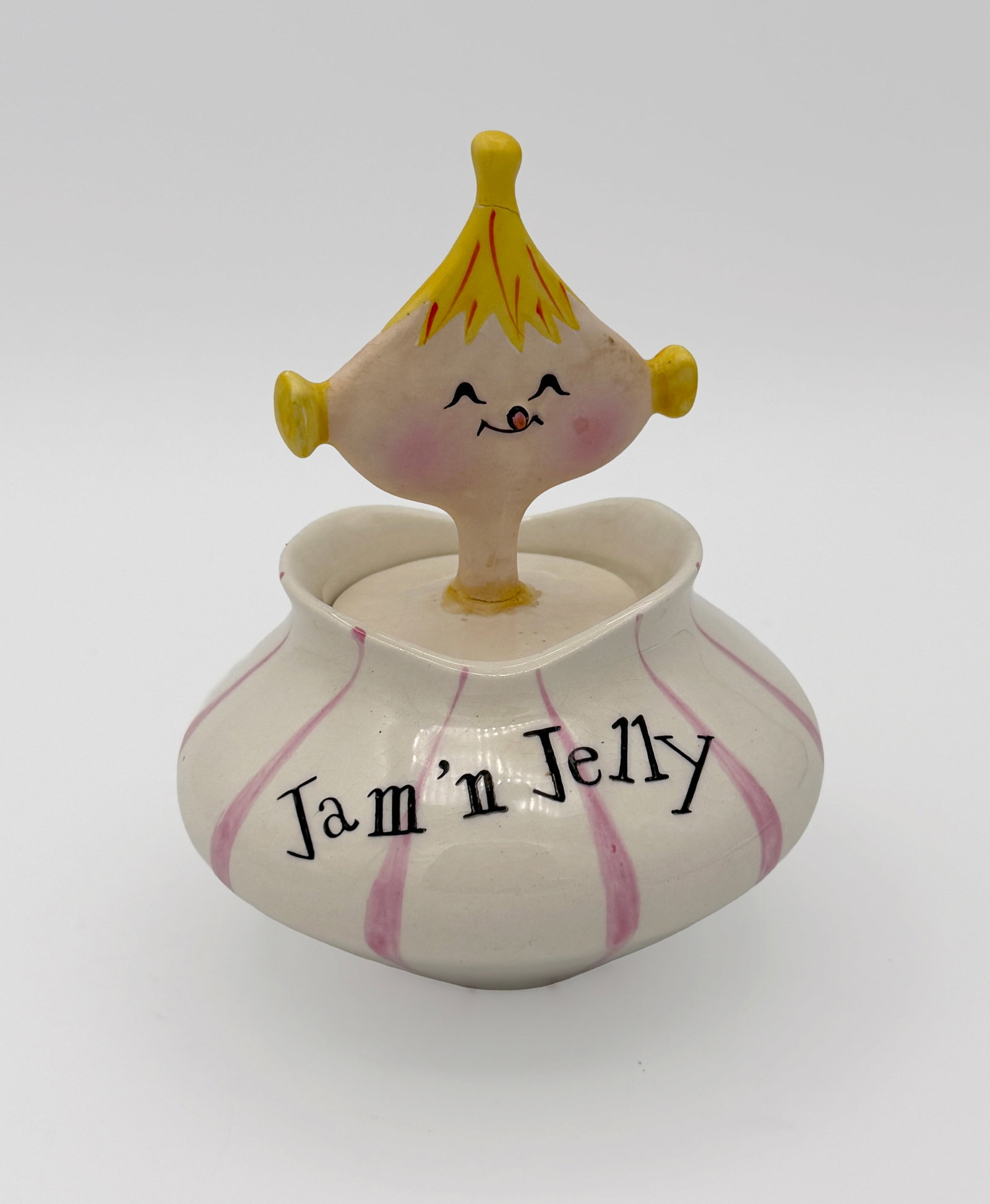 1958 Holt Howard Pixieware Jam & Jelly Jar (1 of 7)
