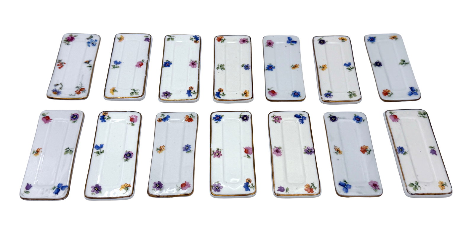 Beyer & Bock Antique Name Card Plates (14pcs) (1 of 3)