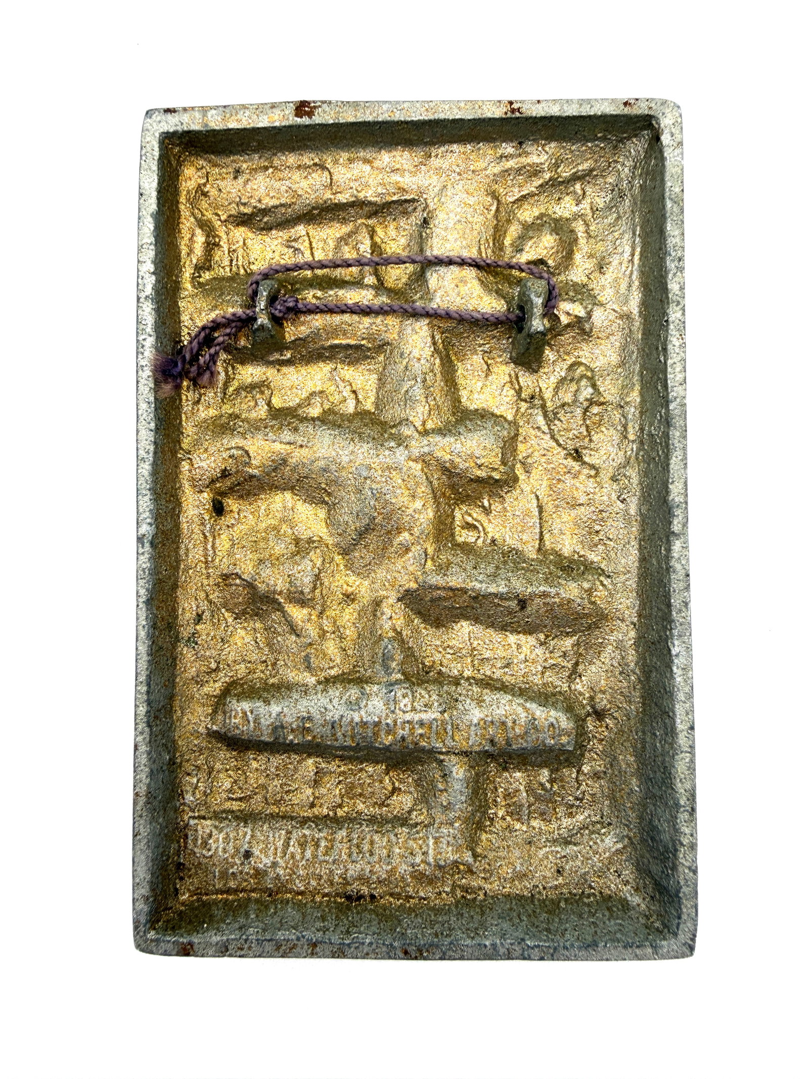 1928 Mitchell Art Co. Bronze plaque - 3