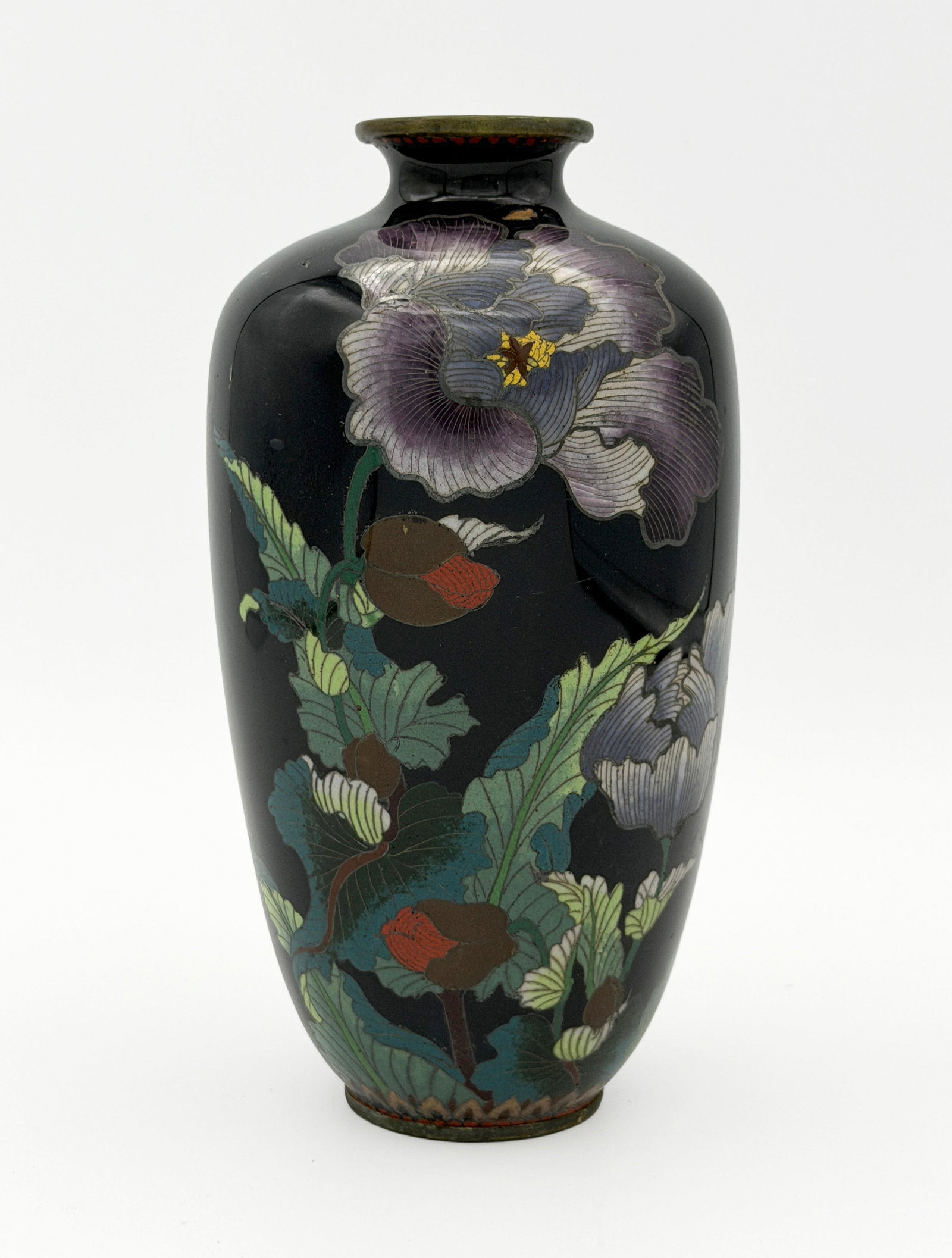Asian Cloisonne Vase (1 of 4)