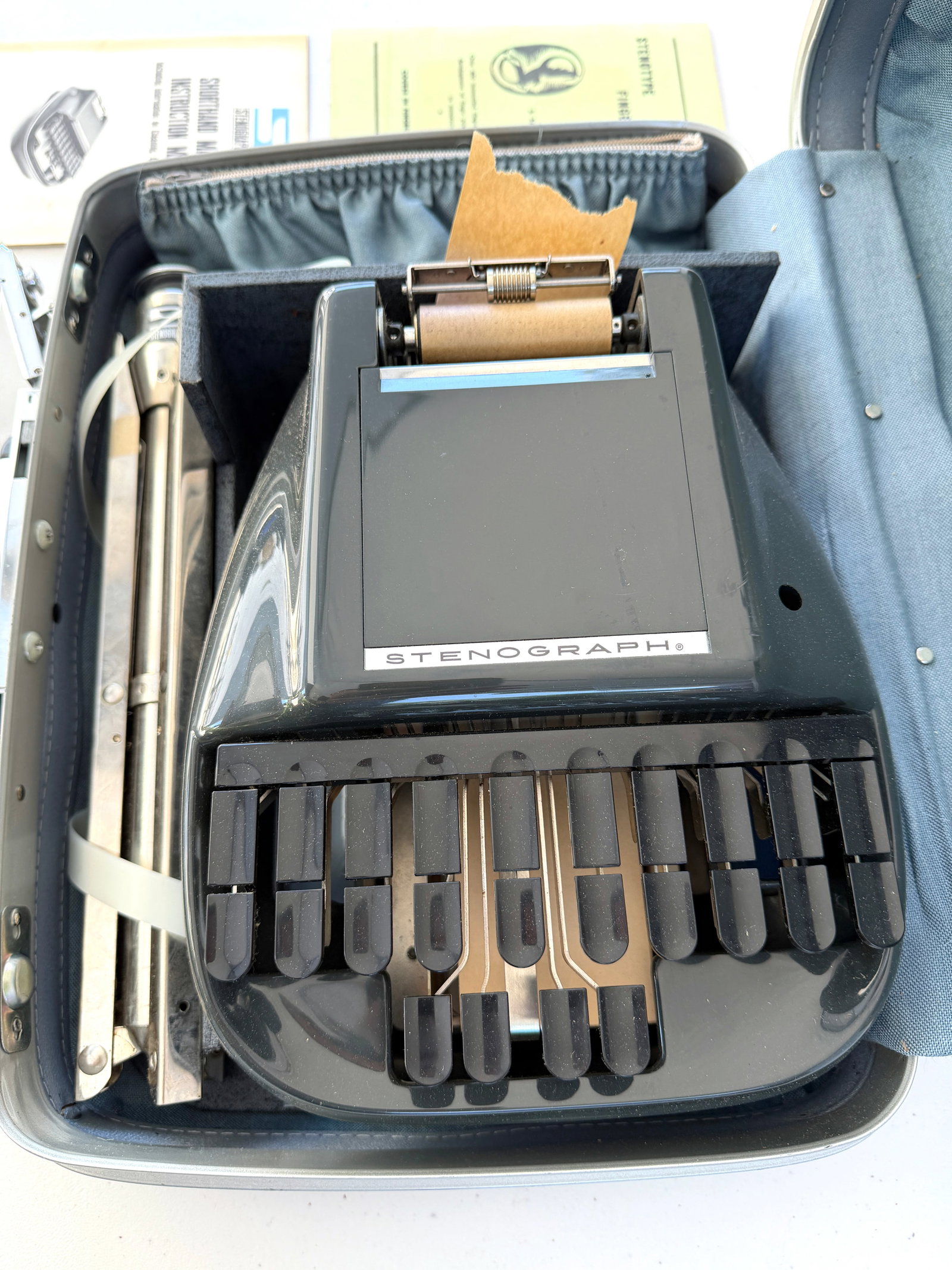Stenograph Stenotype with Samsonite Case - 2