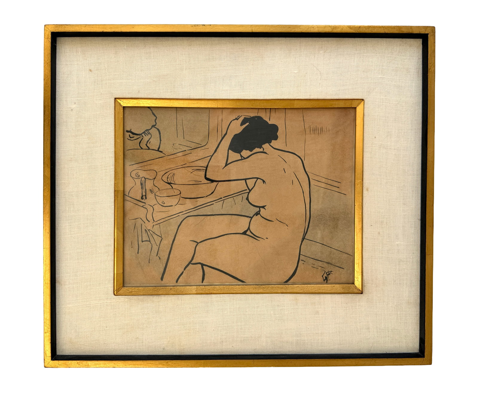 La Toilette by Georges-Henri Tribout: La Toilette by Georges-Henri TriboutGeorges-Henri Tribout was a French painter who was born in 1884 died in 1962
