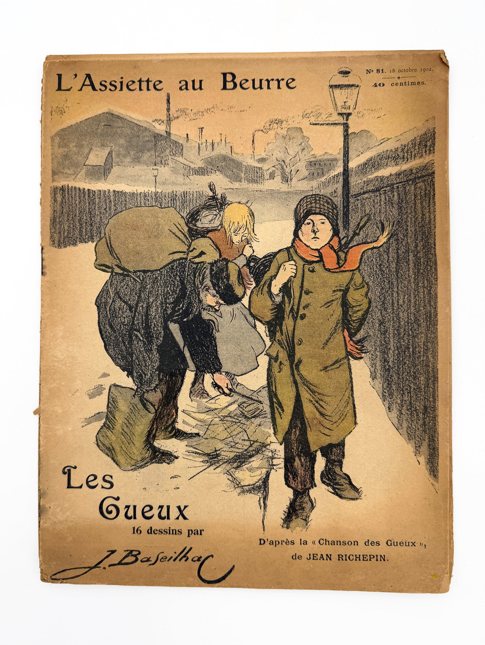 L'Assiette au Beurre No. 81, 1902: L'Assiette au Beurre French Magazine N. 81, Oct 18, 1902 featuring Jacques Baseilhac