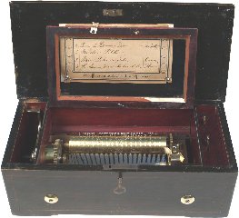 Brémond 8¼in Cylinder Music Box