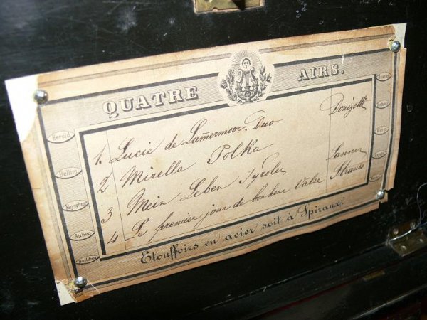 Cylinder Musik box - 3