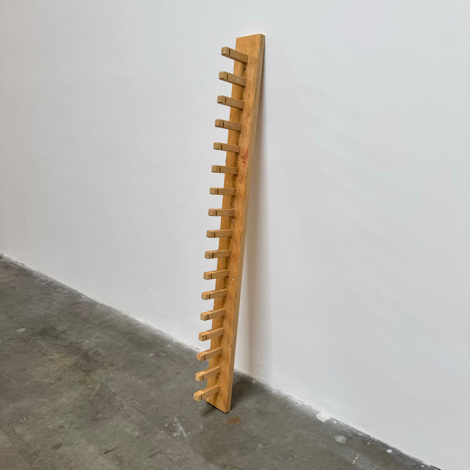 French Pine Coat Rack, France 1970s (1 of 6)