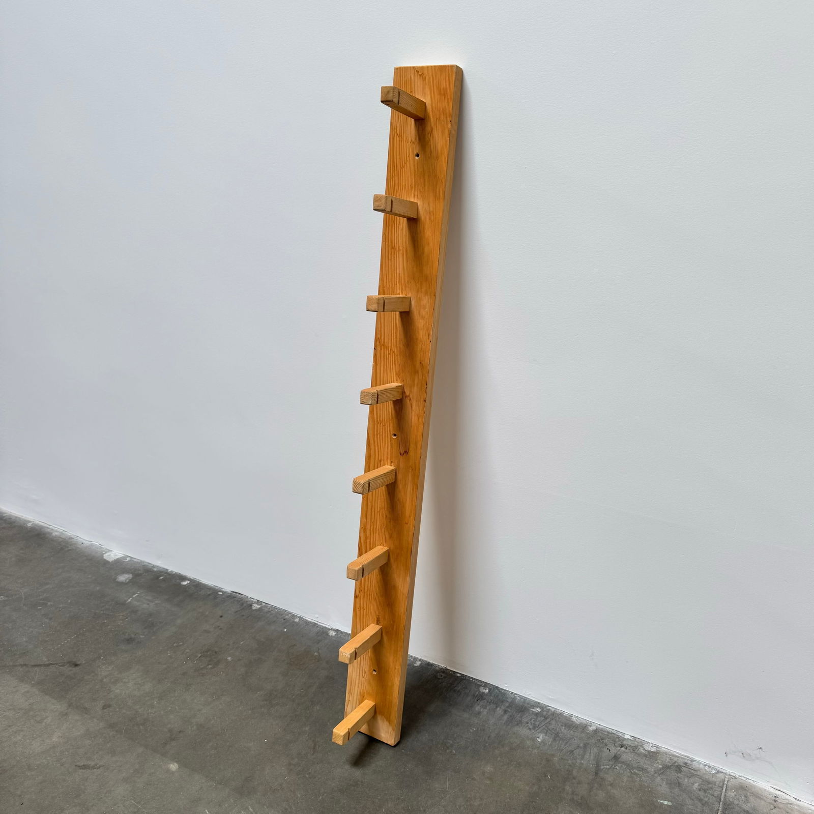 French Pine Coat Rack, France 1970s (1 of 6)