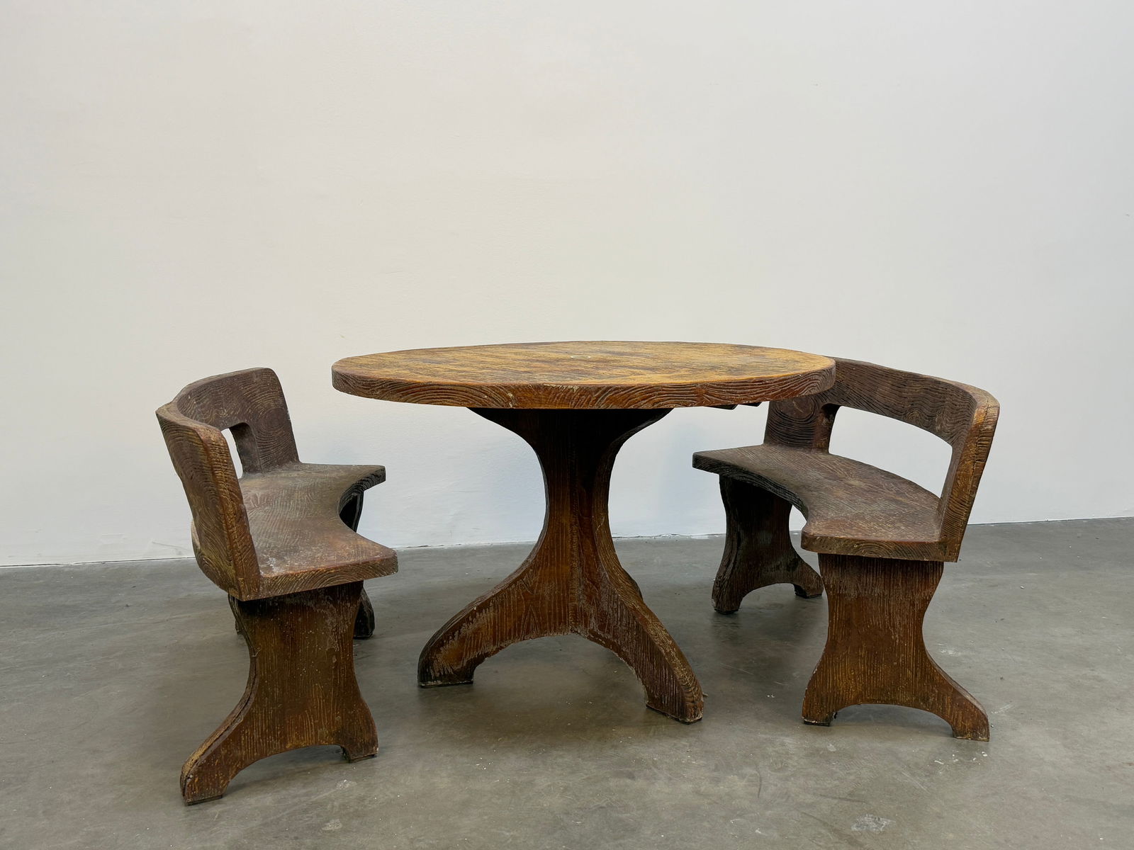 Wood-Effect Concrete Patio Set (1 of 16)