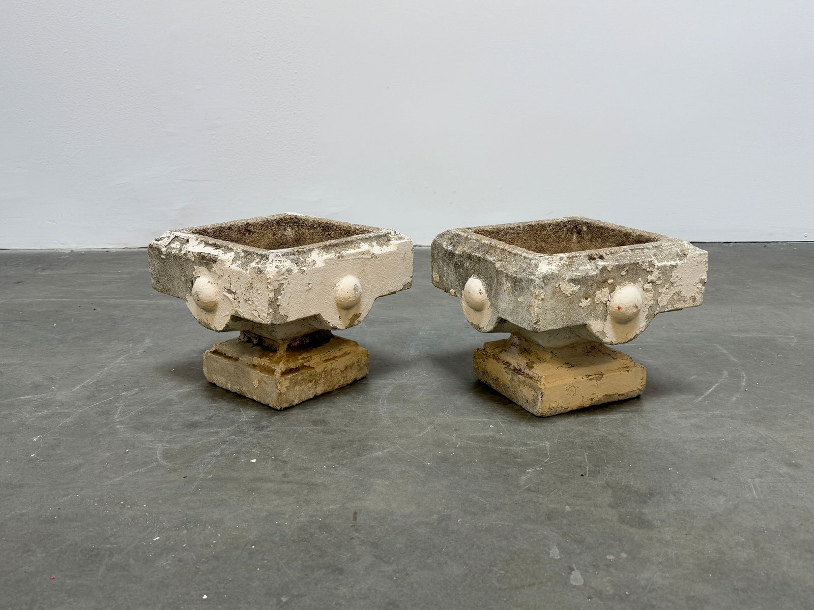 Pair of Cast Stone Planters From France (1 of 5)
