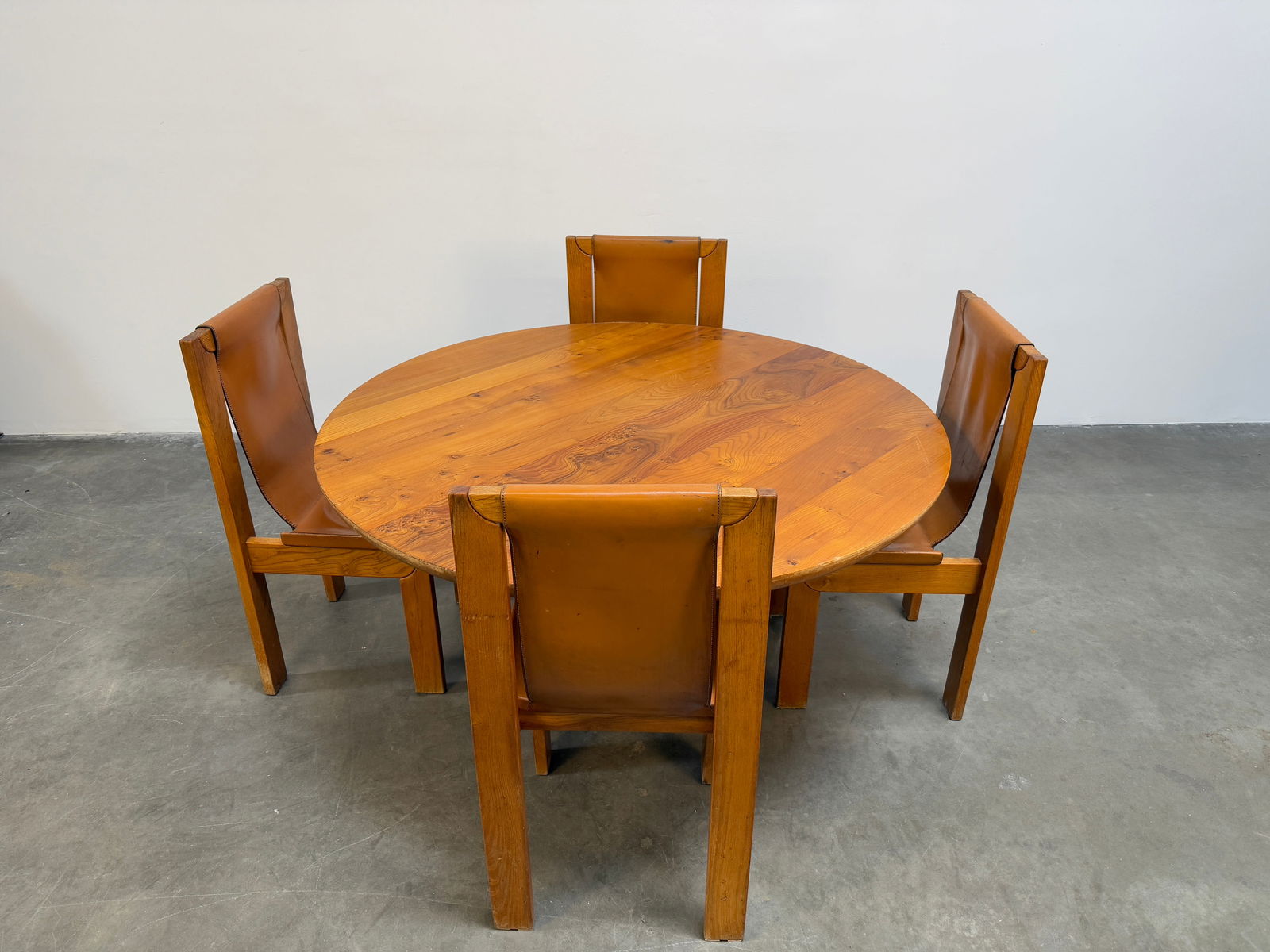 Brutalist Table and Chairs by Luigi Gorgoni for Maison Regain (1 of 15)