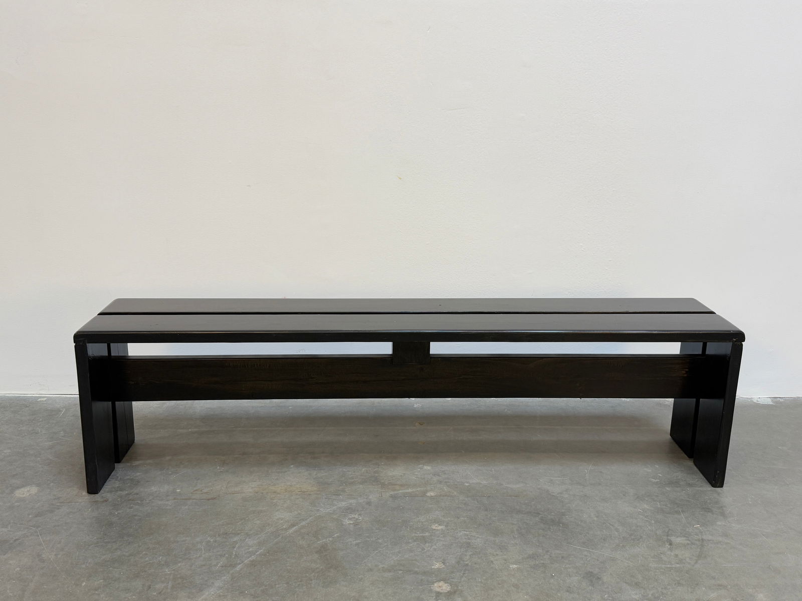 Charlotte Perriand Long Black Bench (1 of 5)