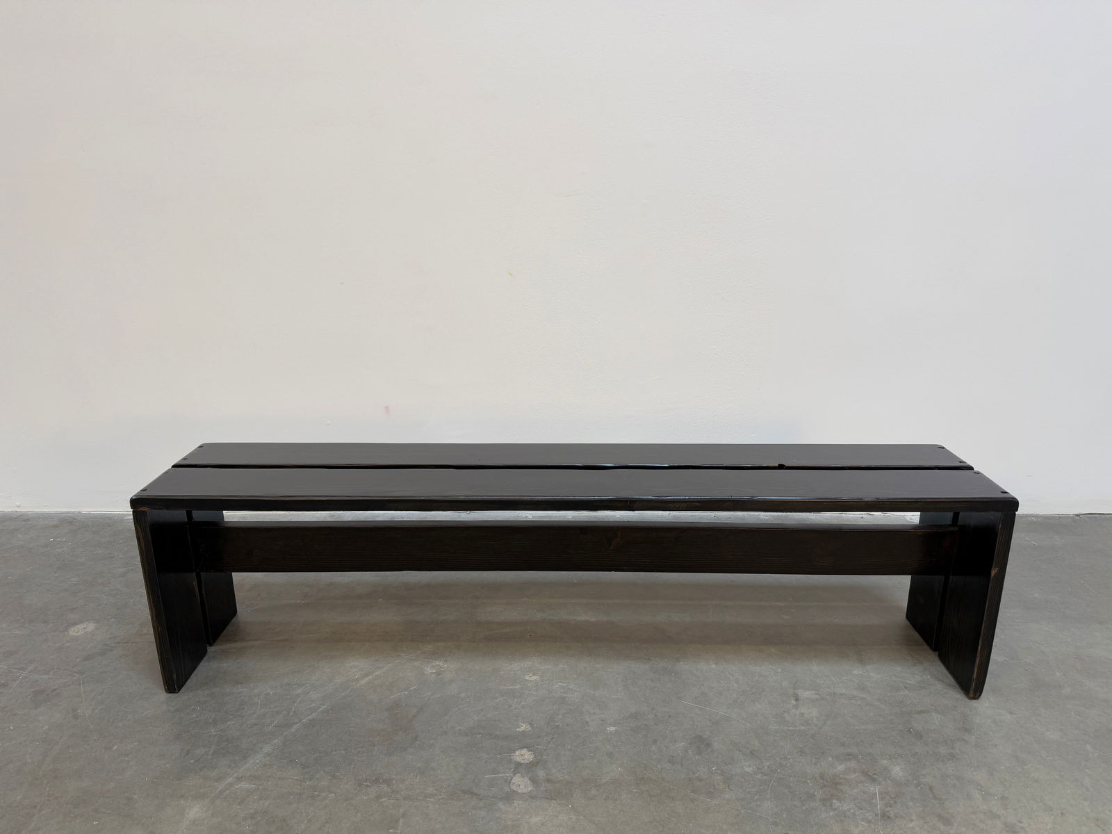 Charlotte Perriand Long Black Bench (1 of 5)