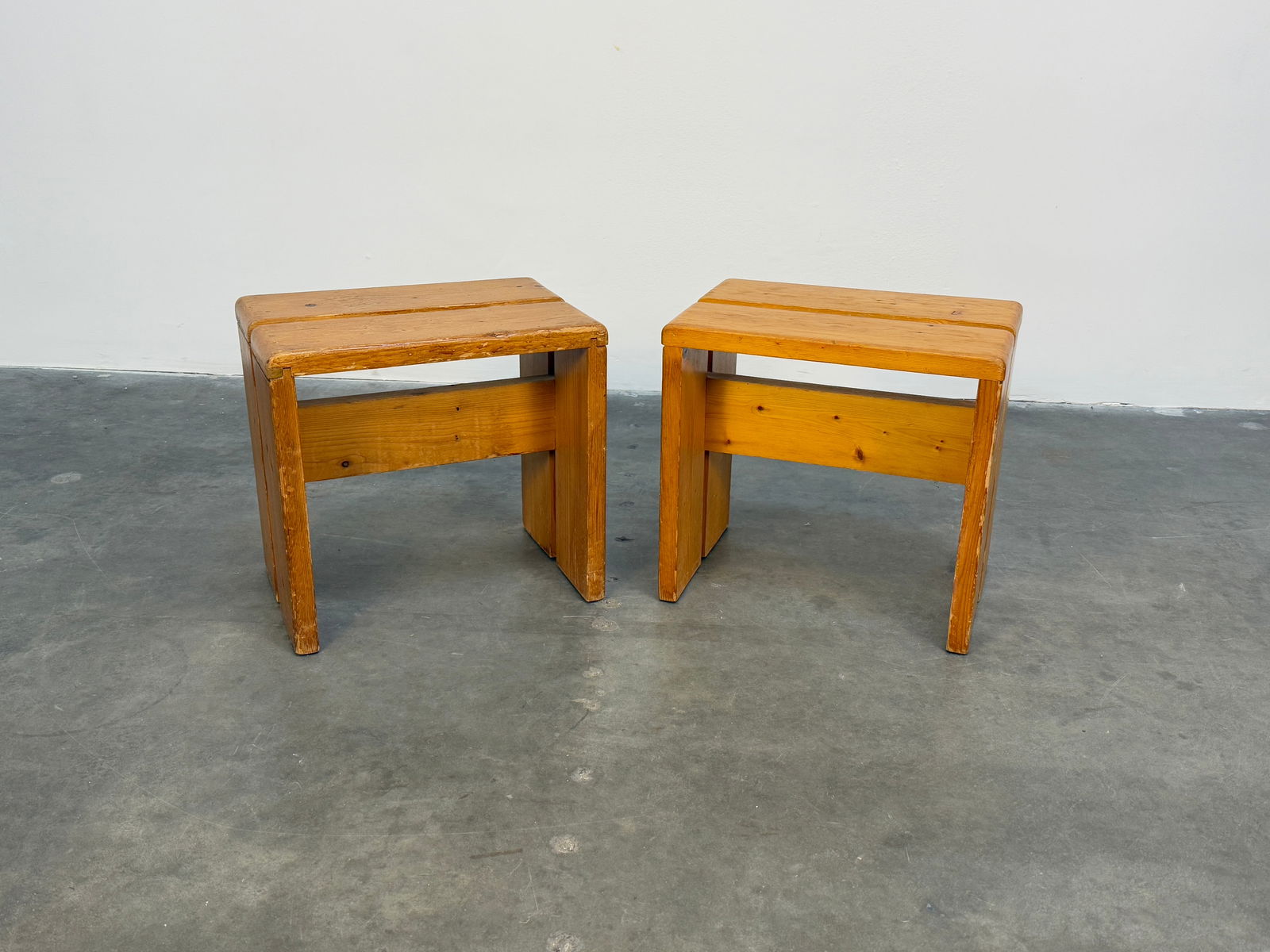 Pair of Charlotte Perriand Stools for Les Arc 1600 (1 of 8)