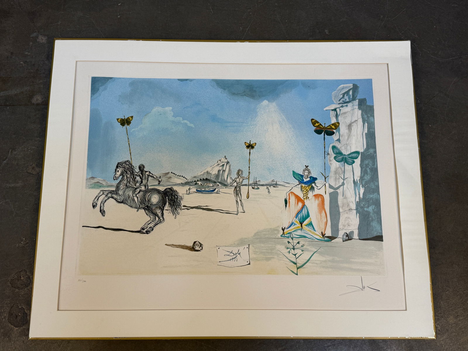 Salvador Dali, Les Papillons Signed Lithograph (1 of 6)