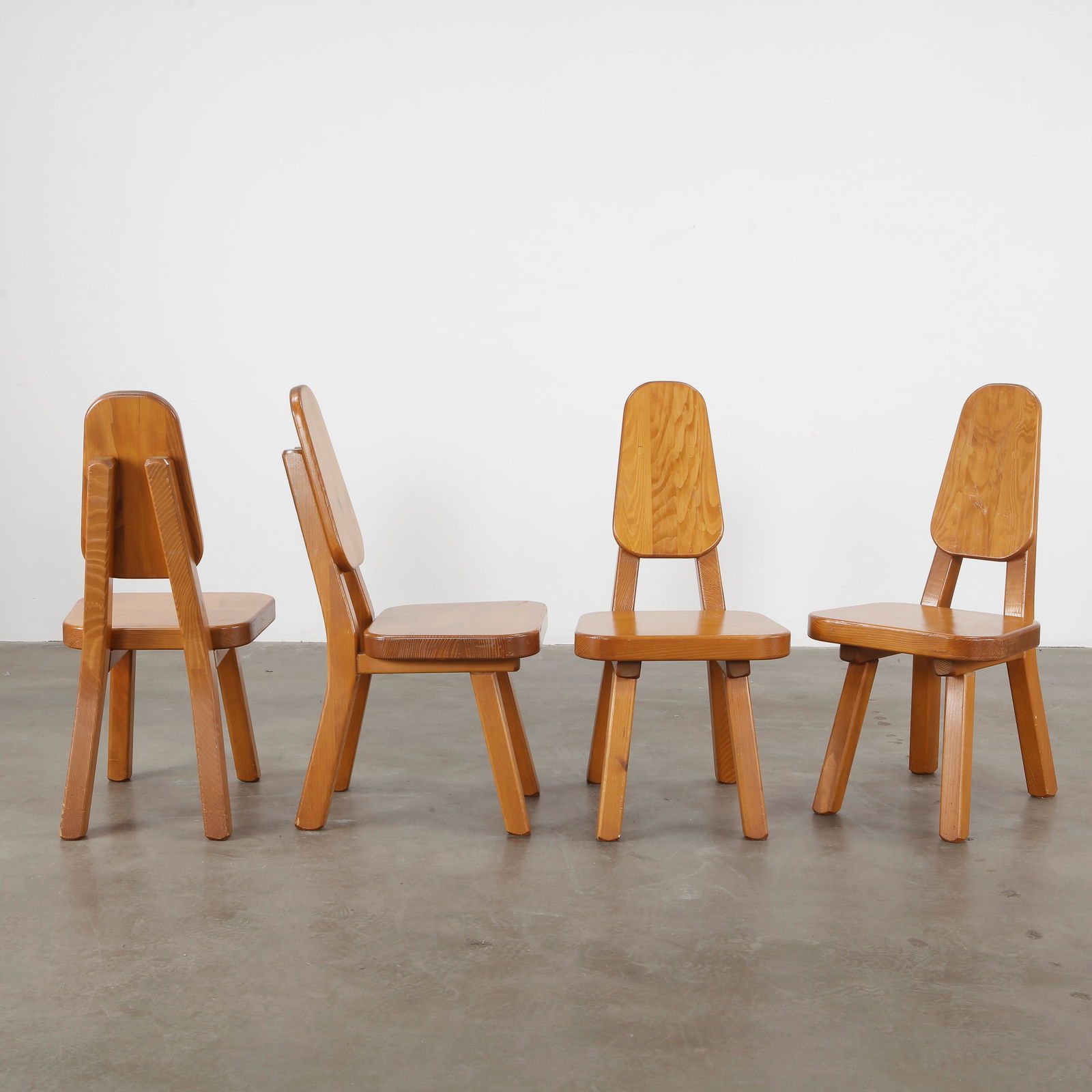 Four Sculptural Brutalist Chairs, 1960s (1 of 9)