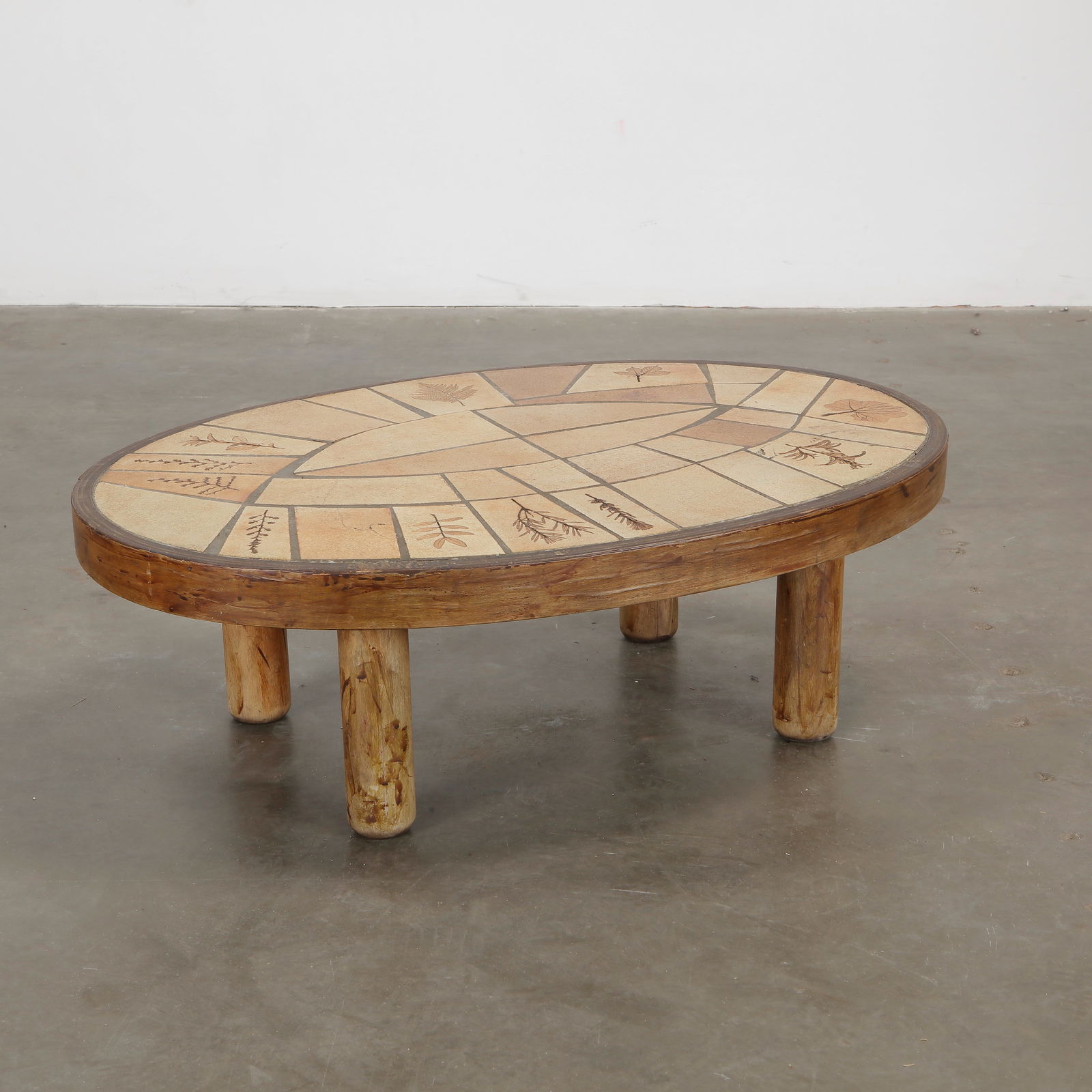 Ceramic Coffee Table By Raymond Leduc for Vallauris, 1960s (1 of 5)