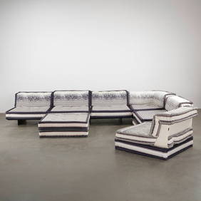 16-Piece Mah Jong Sofa in Couture Jean Paul Gaultier Fabrics for Roche Bobois, 2010s (1 of 15)