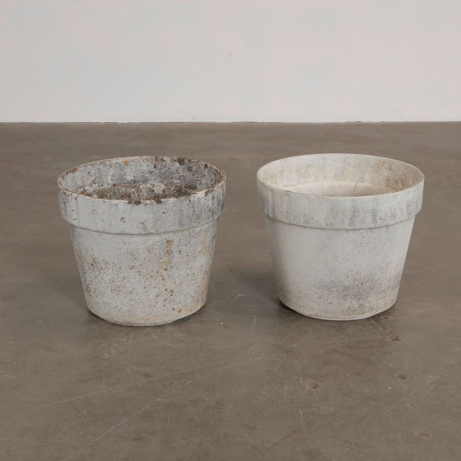 Pair of Medium Stackable Flower Pots by Willy Guhl, 1960s (1 of 8)