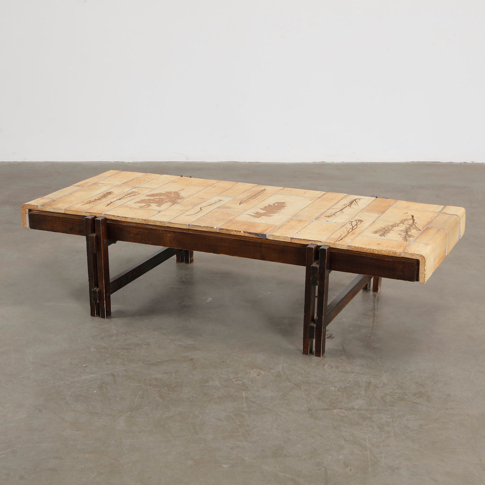 Large Roger Capron Coffee Table with Garrigue Tiles, 1960s (1 of 8)