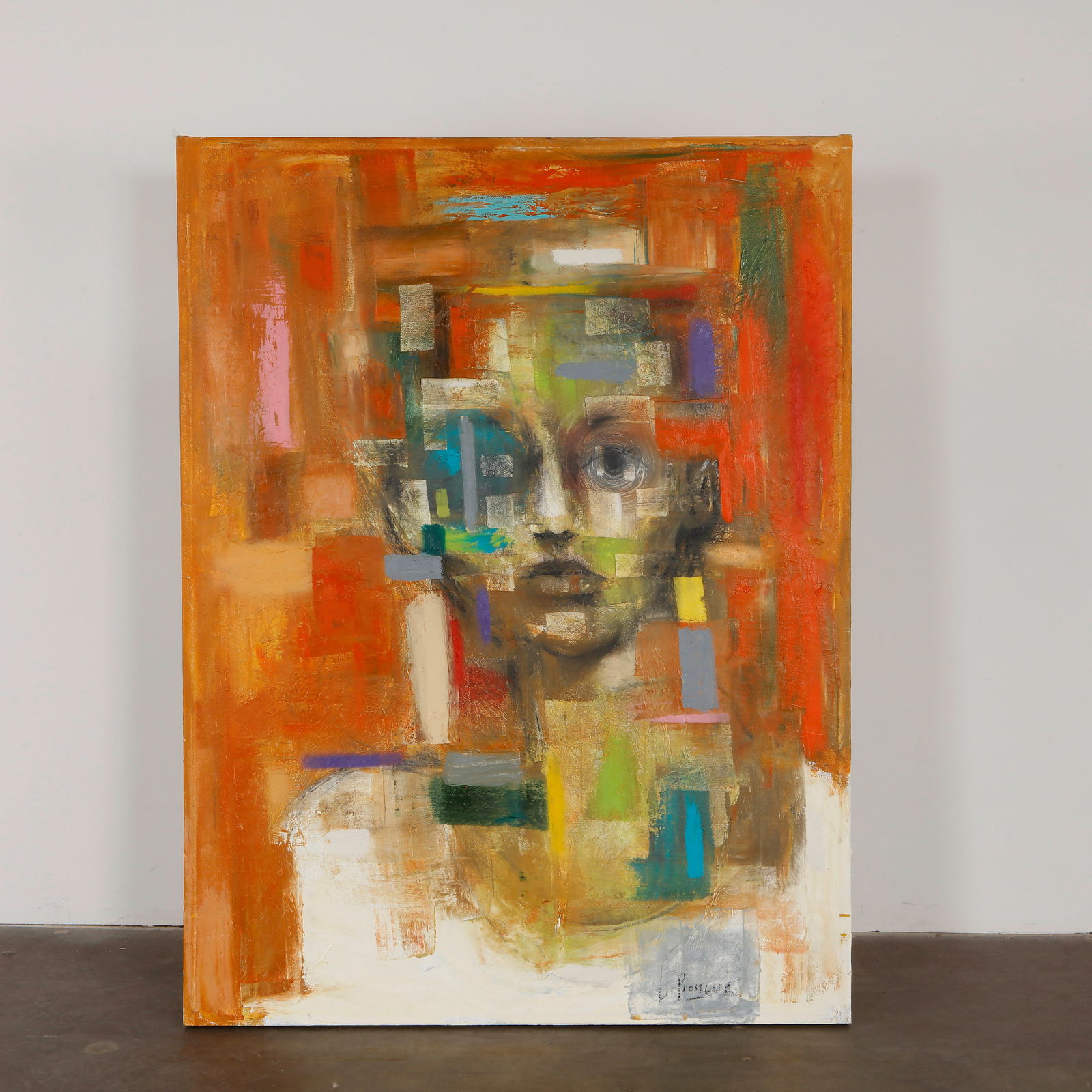 Behing the Glass Painting by Laurent Proneur, 2023 (1 of 4)