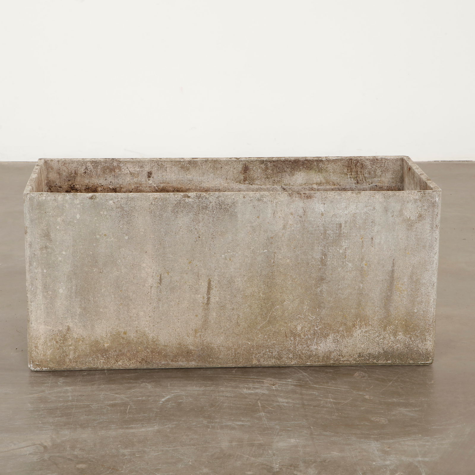 Tall Rectangular Concrete Planter by Willy Guhl, 1960s (1 of 5)