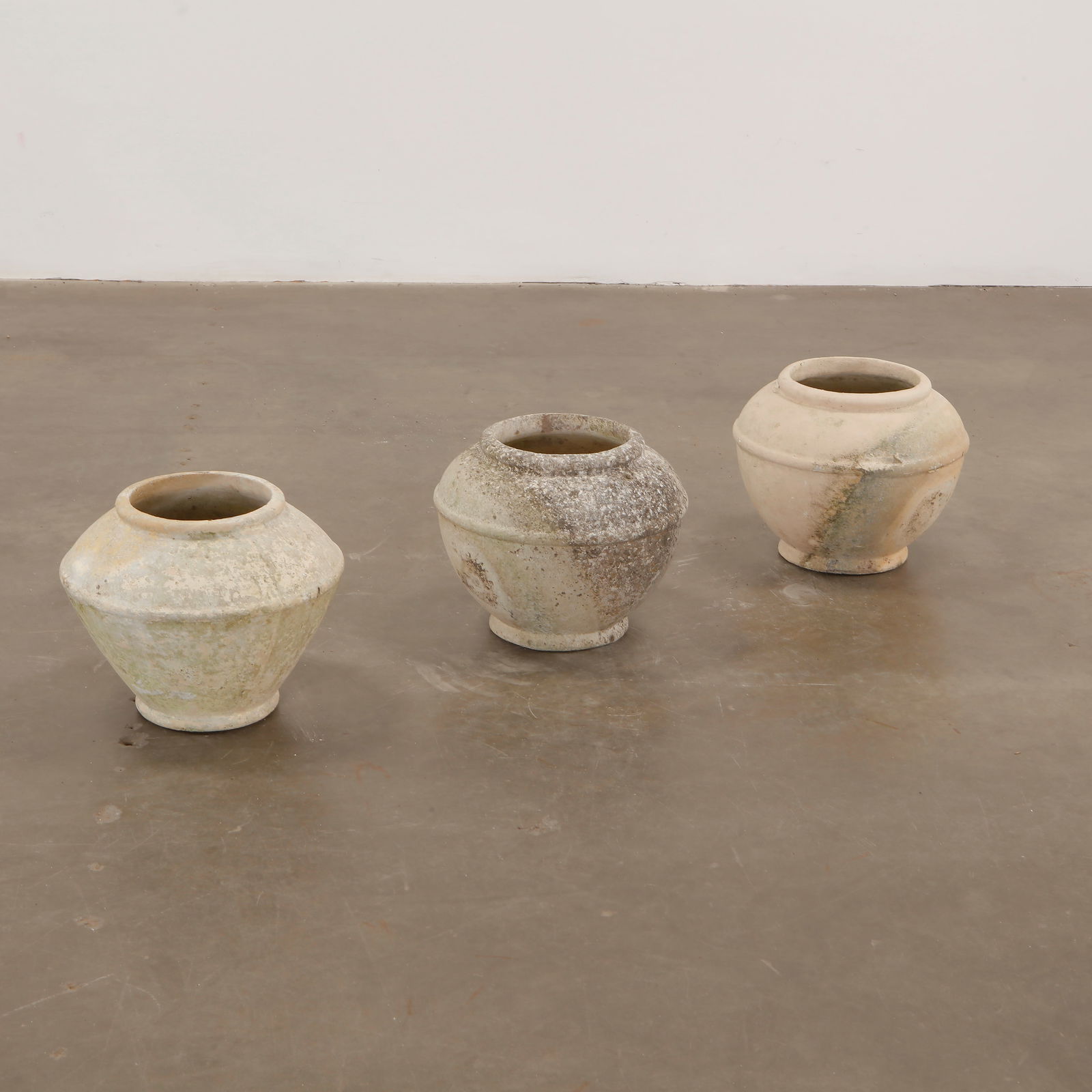 Trio of Small Willy Guhl Urn Planters, 1960s (1 of 10)