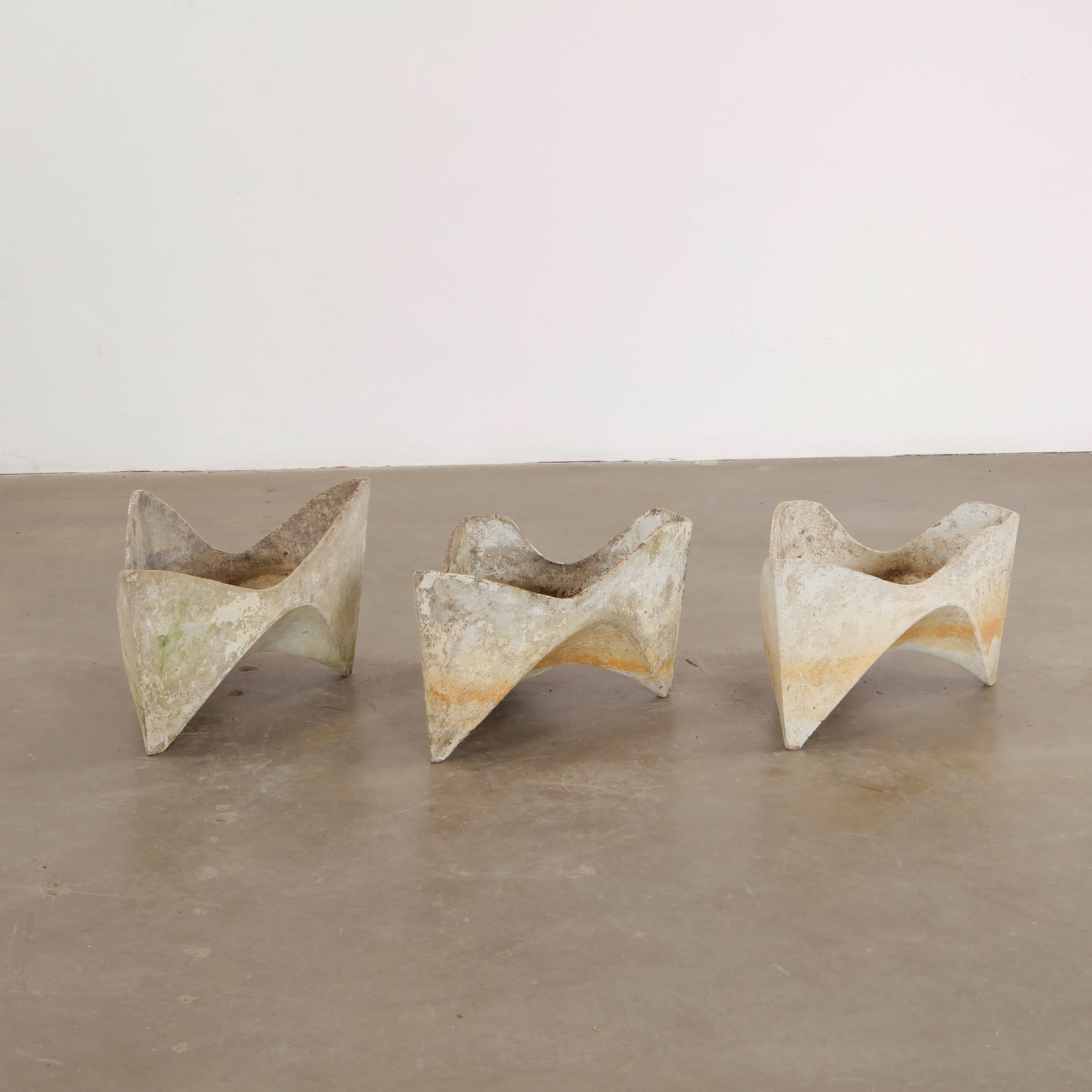 Trio of Willy Guhl Molar Planters, 1960s (1 of 12)