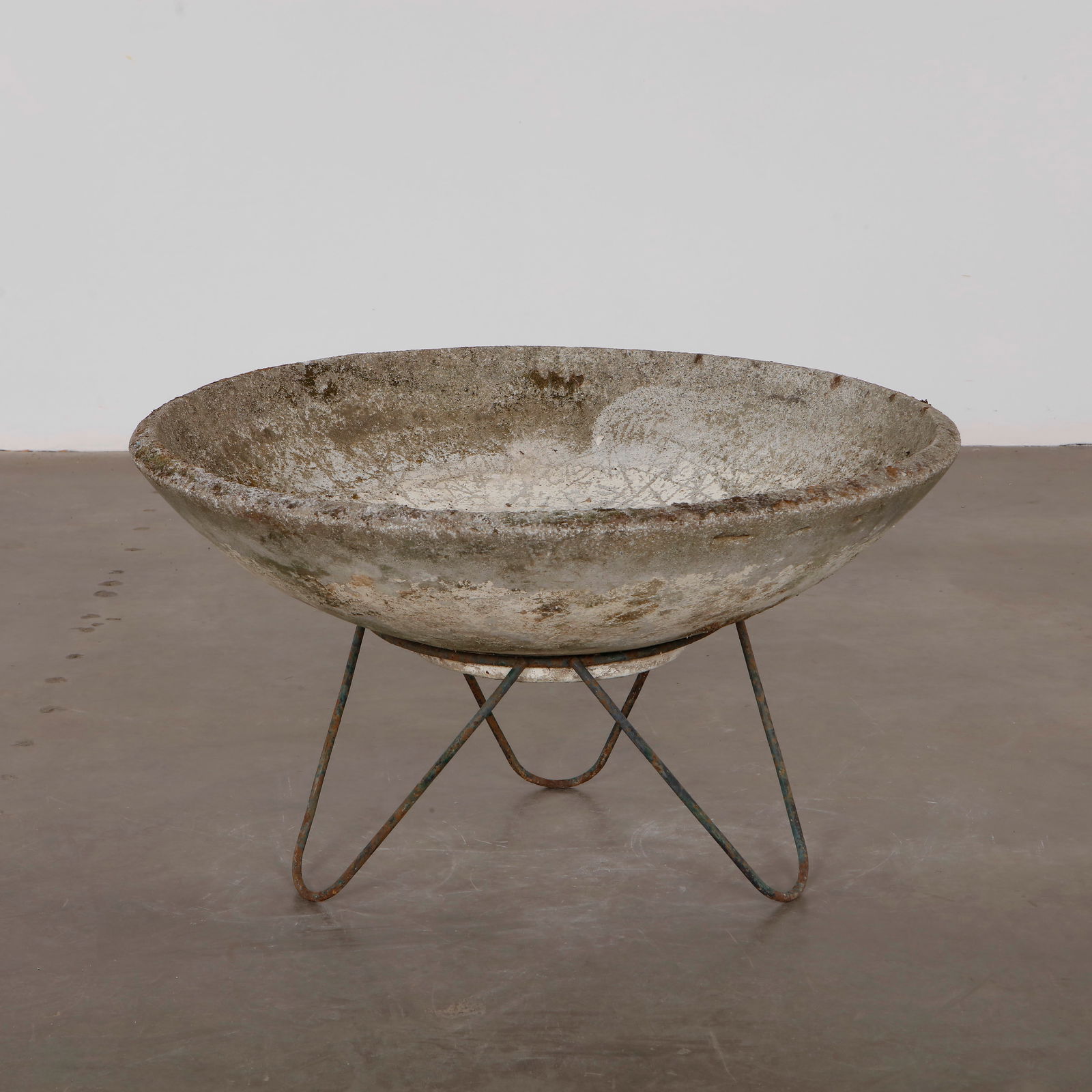 Monumental Willy Guhl Bowl Planter with Stand, 1960s (1 of 6)