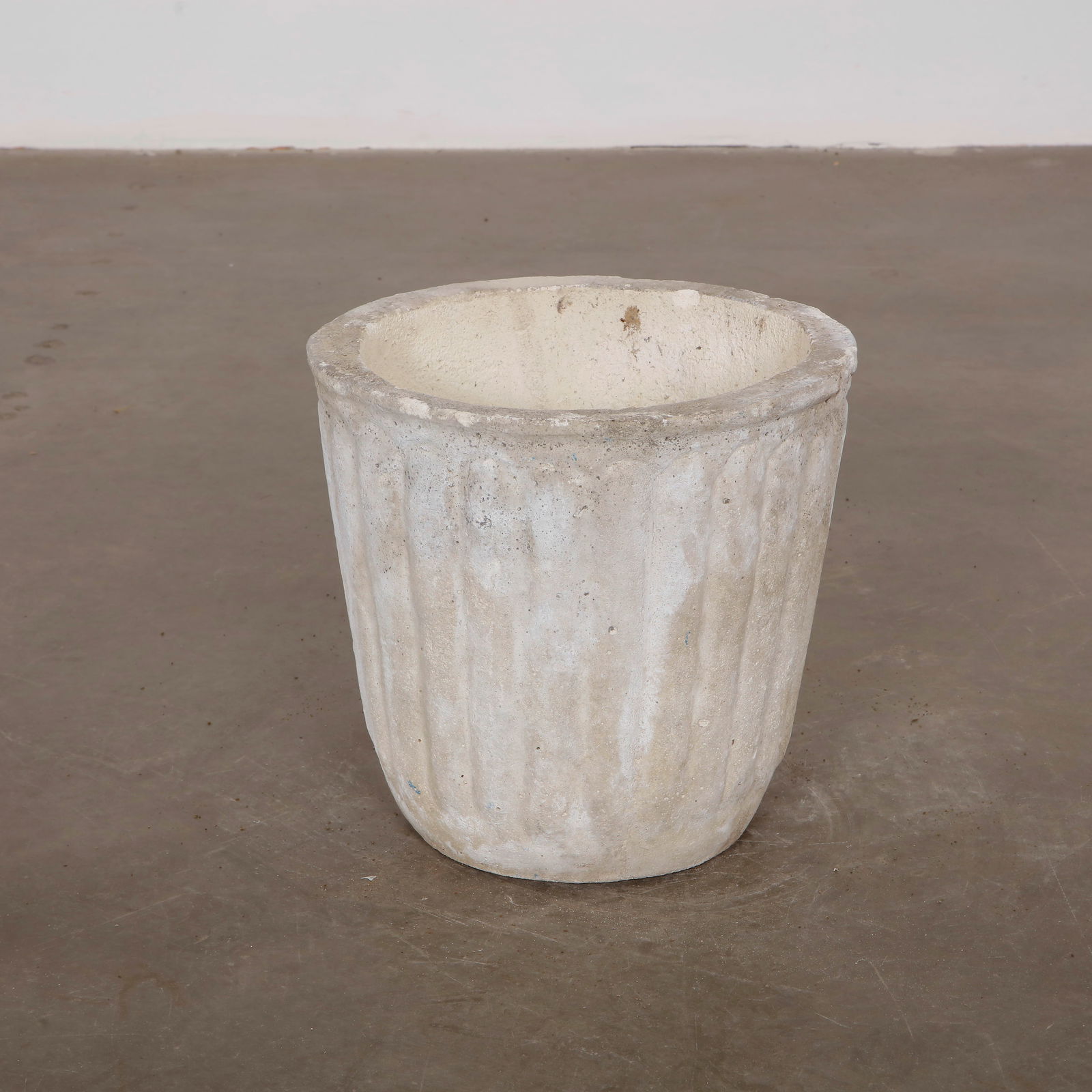 Round Concrete Planter, 1960s (1 of 4)