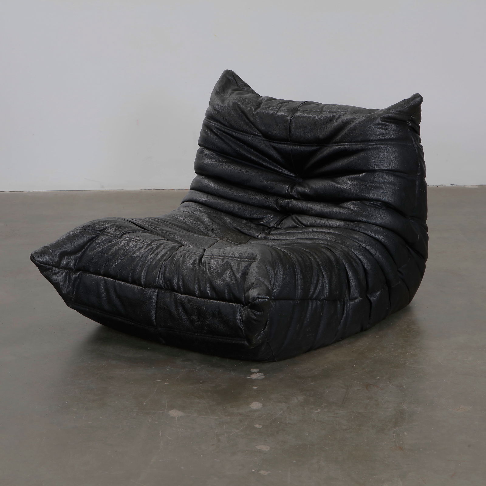 Michel Ducaroy for Ligne Roset, Black Single Seat Togo Sofa, 1990s (1 of 9)