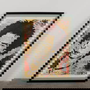 Shepard Fairey, Sid Vicious, 8/12, 2003: From This is Your God; color screenprint on wove paper. 2003; pencil-signed and dated lower right, numbered 8/12, inscribed HDM and with publisher blindstamp lower right; published by Modern Multiples
