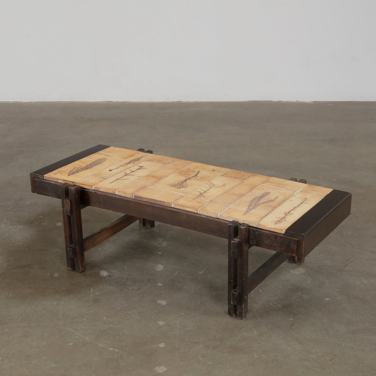 Roger Capron Coffee Table with Garrigue Tiles, 1960s (1 of 11)