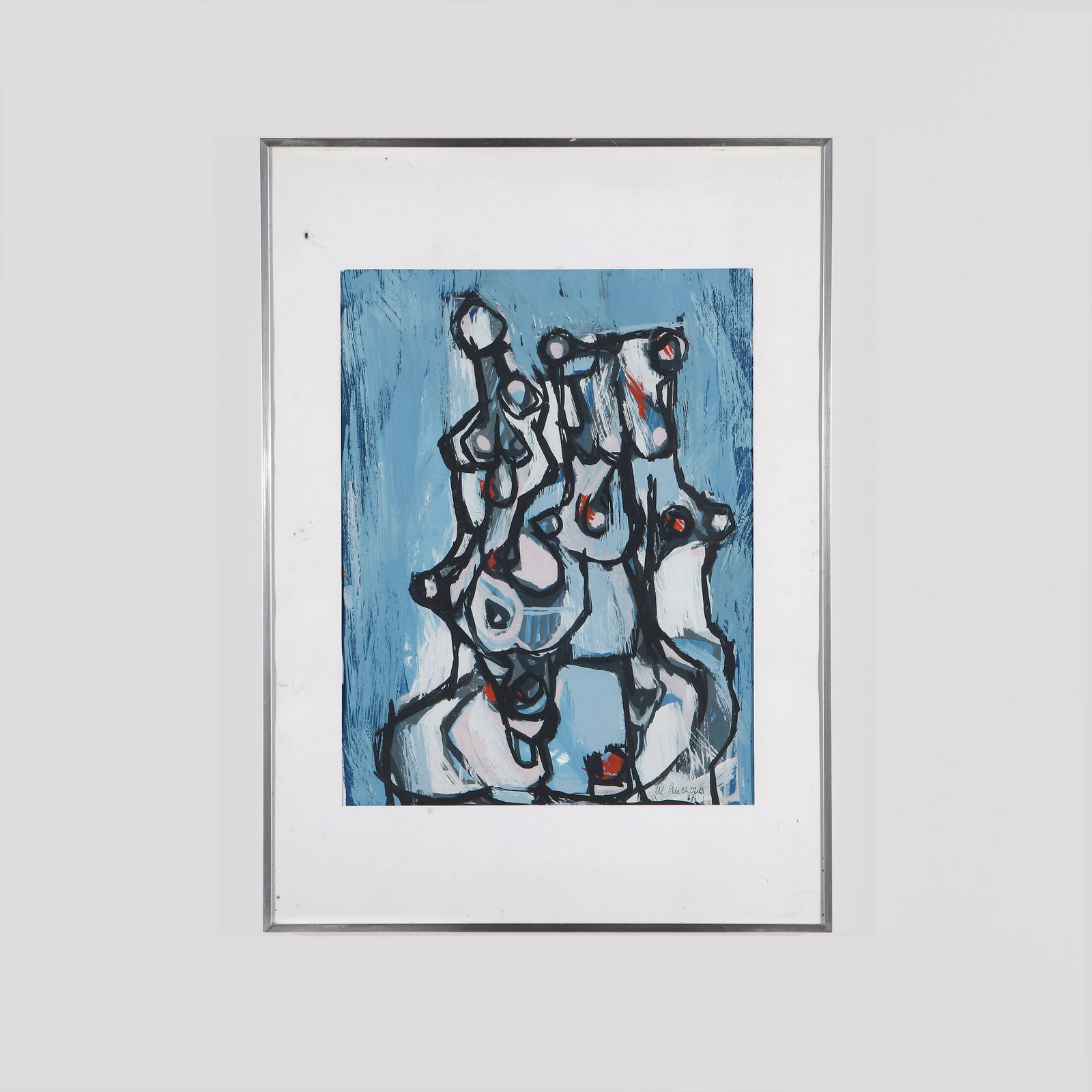 Maurice Perrenoud, Oil Painting, 1962 (1 of 3)