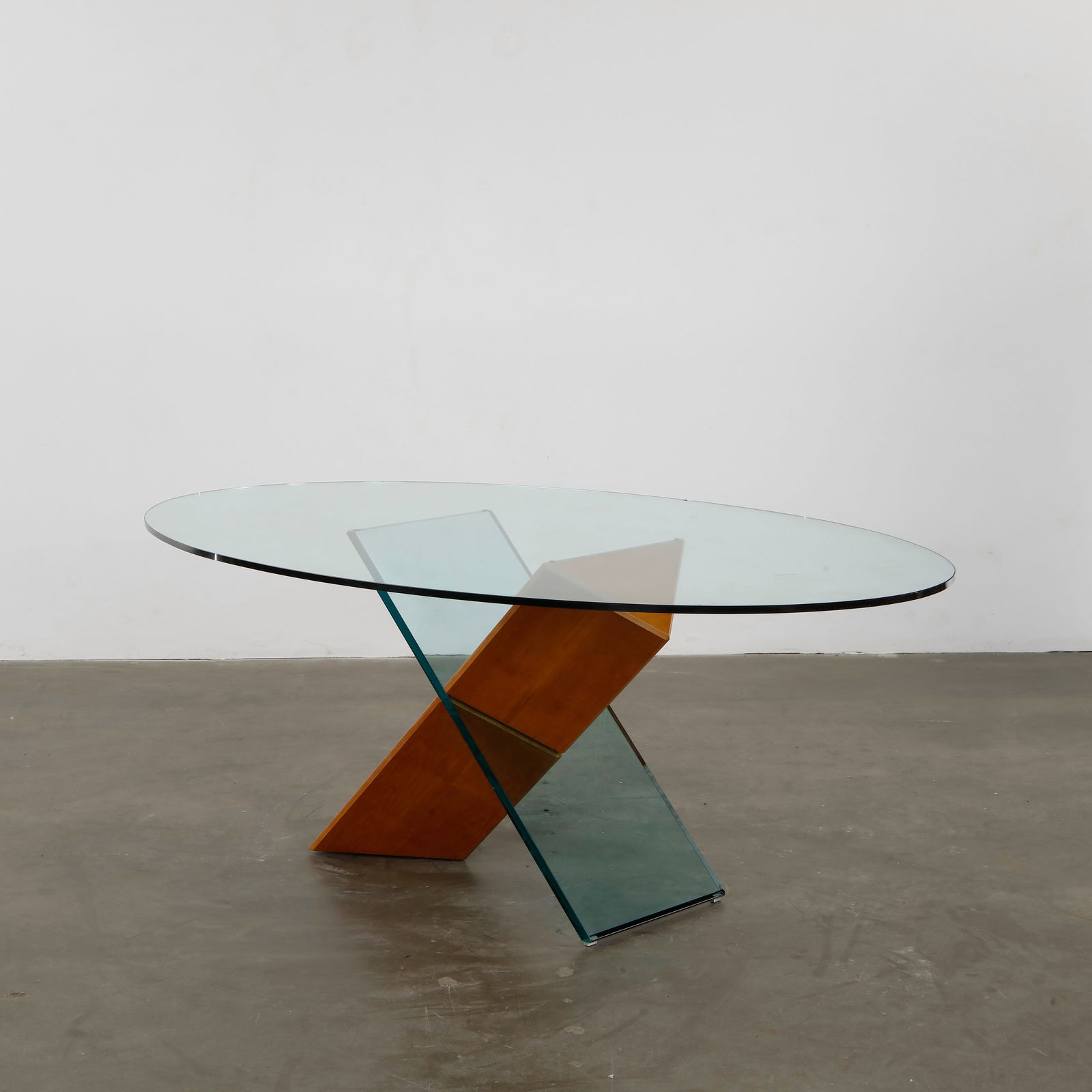 Luigi Gorgoni and Roche Bobois, Glasse Dining Table, 1980 (1 of 11)