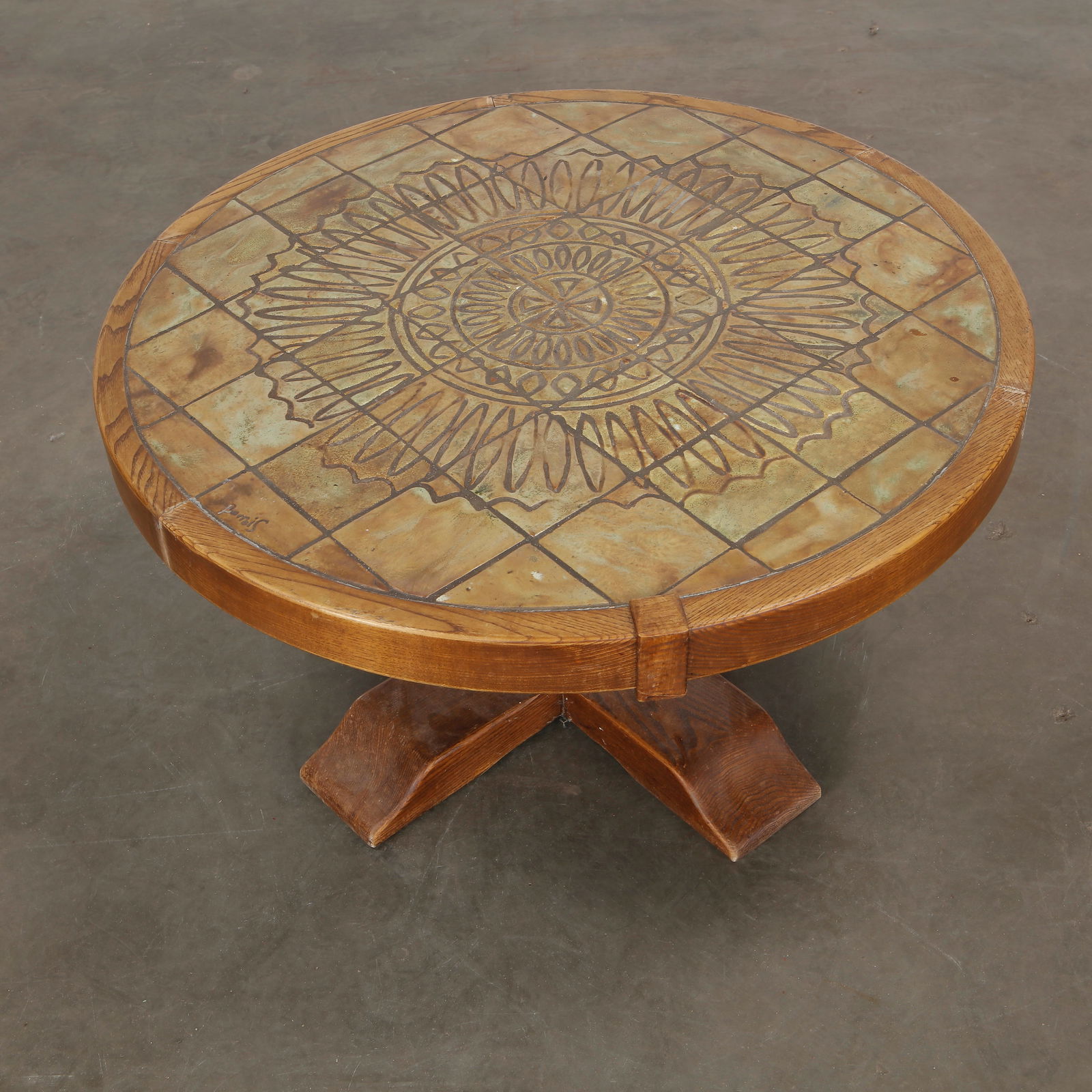 Barrois, Round Coffee Table, 1960s (1 of 7)