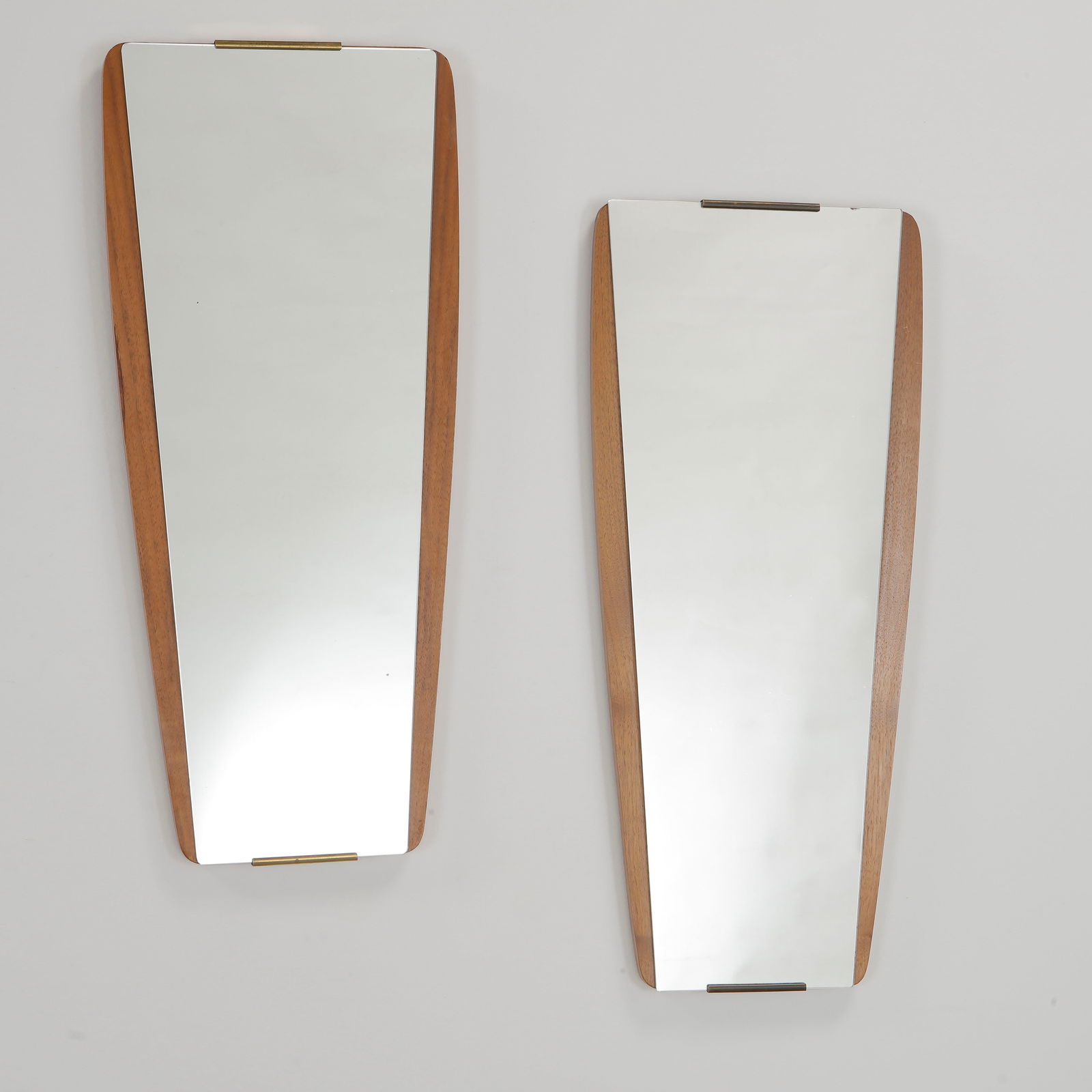 Pair of Mid Century Wood Mirrors, 1960s (1 of 5)