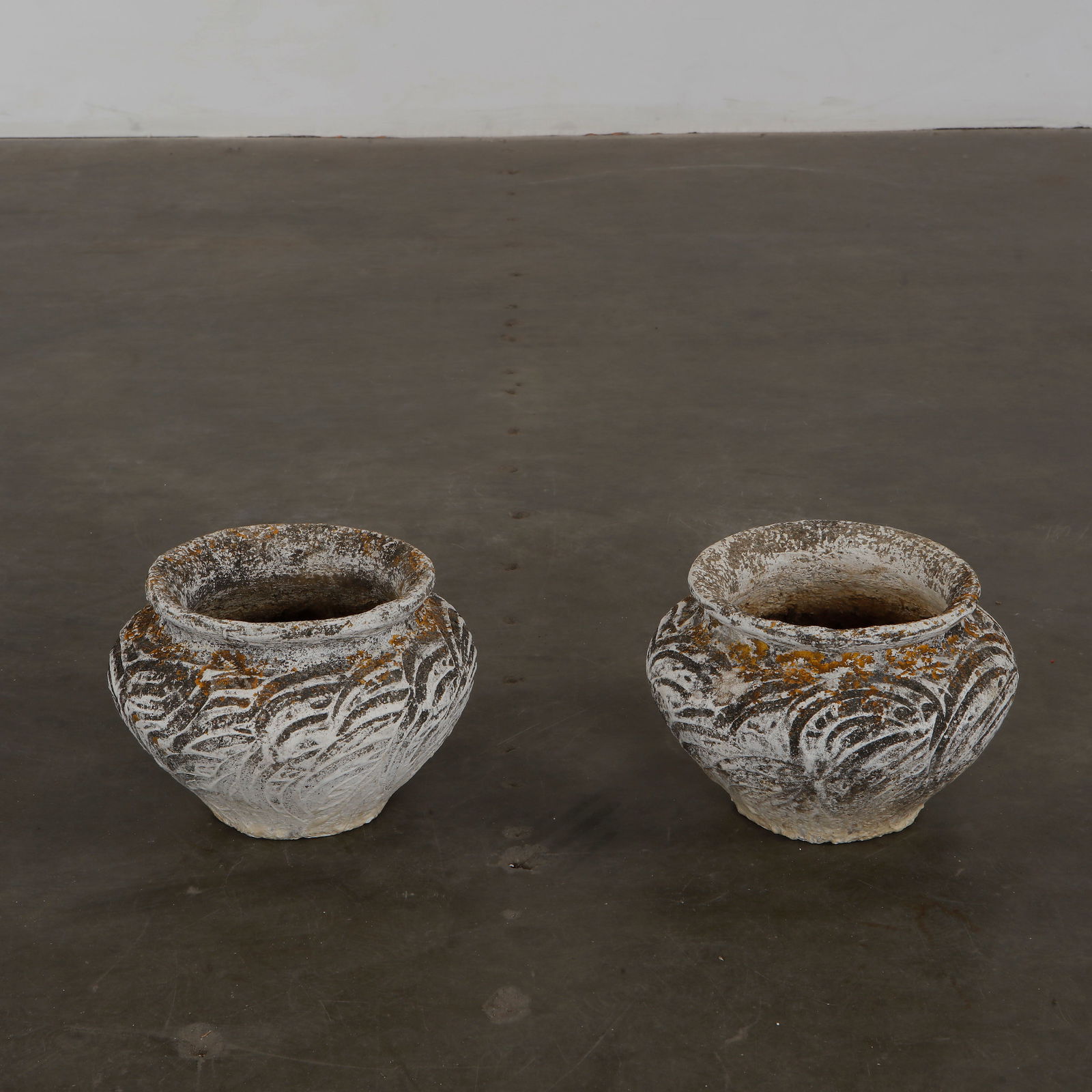 Pair of Concrete Pottery Planters, 1960s (1 of 9)