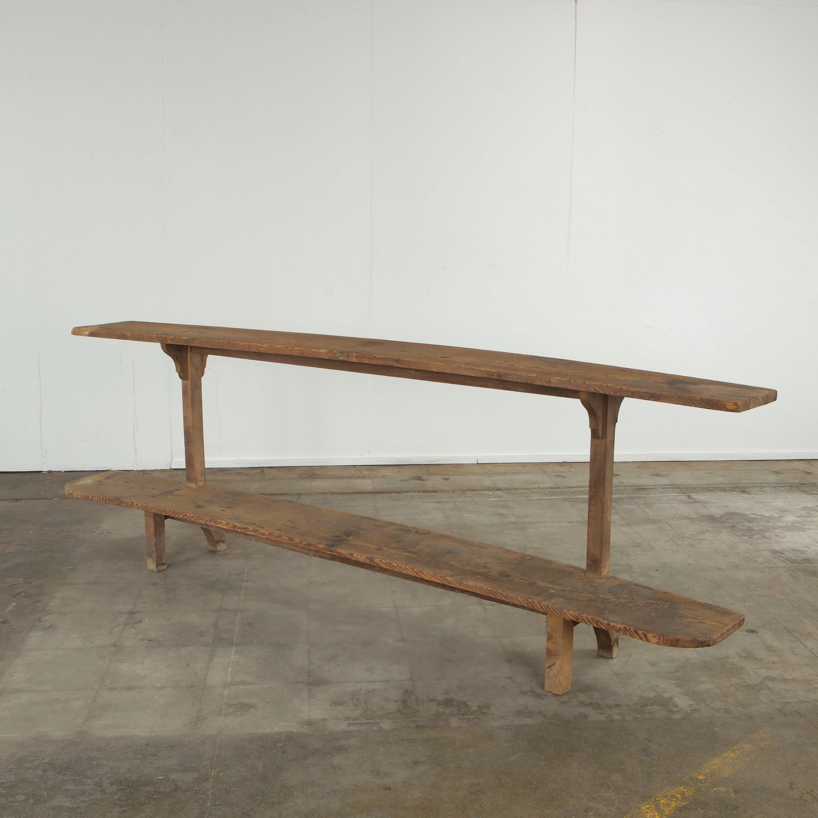 Long Wooden Bookcase, 20th Century (1 of 15)