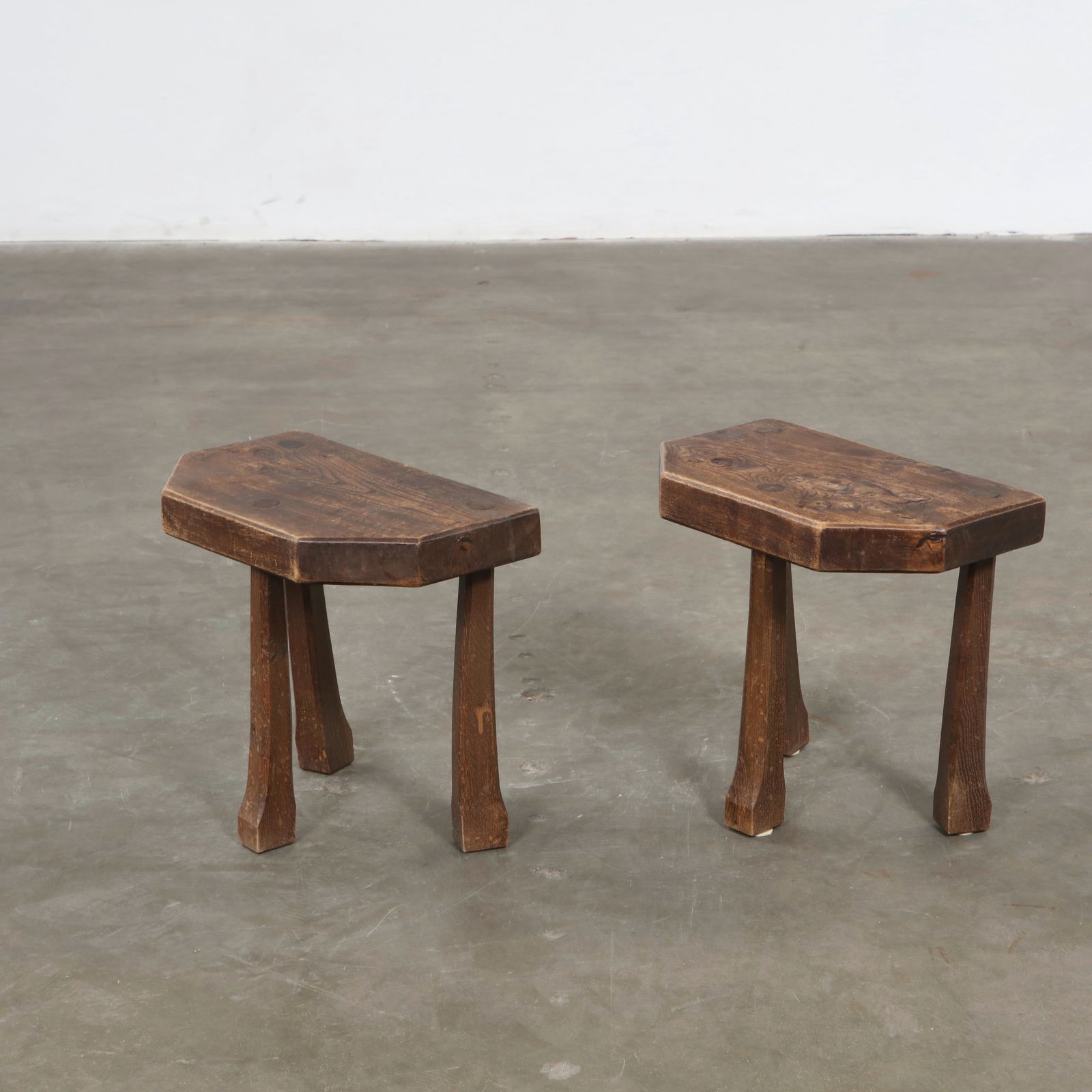 Pair of Tripod Stool in the Style of Olavi Hanninen, 1960s (1 of 13)